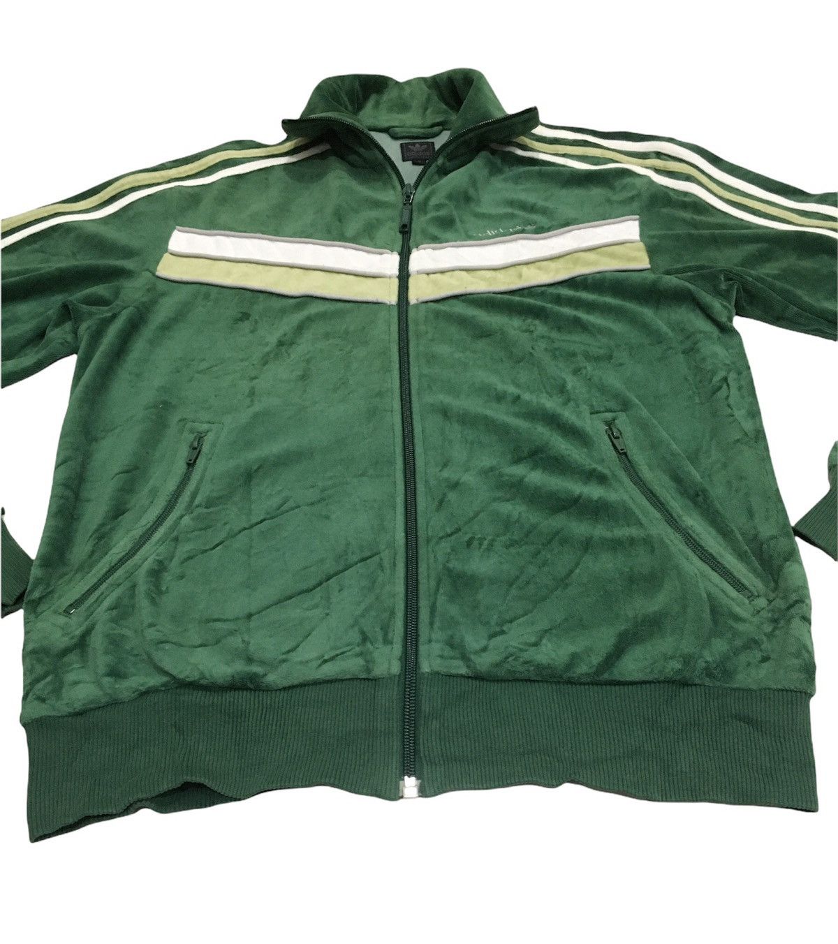 Adidas Adidas Velvet Zip up Sweater repro Size US S / EU 44-46 / 1 - 3 Thumbnail