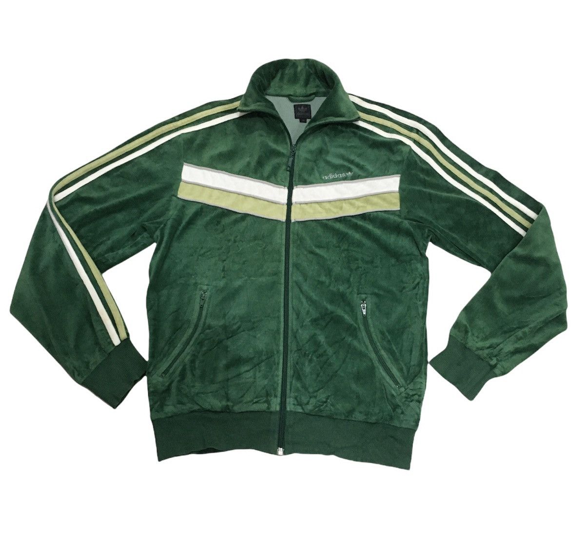Adidas Adidas Velvet Zip up Sweater repro Size US S / EU 44-46 / 1 - 1 Thumbnail