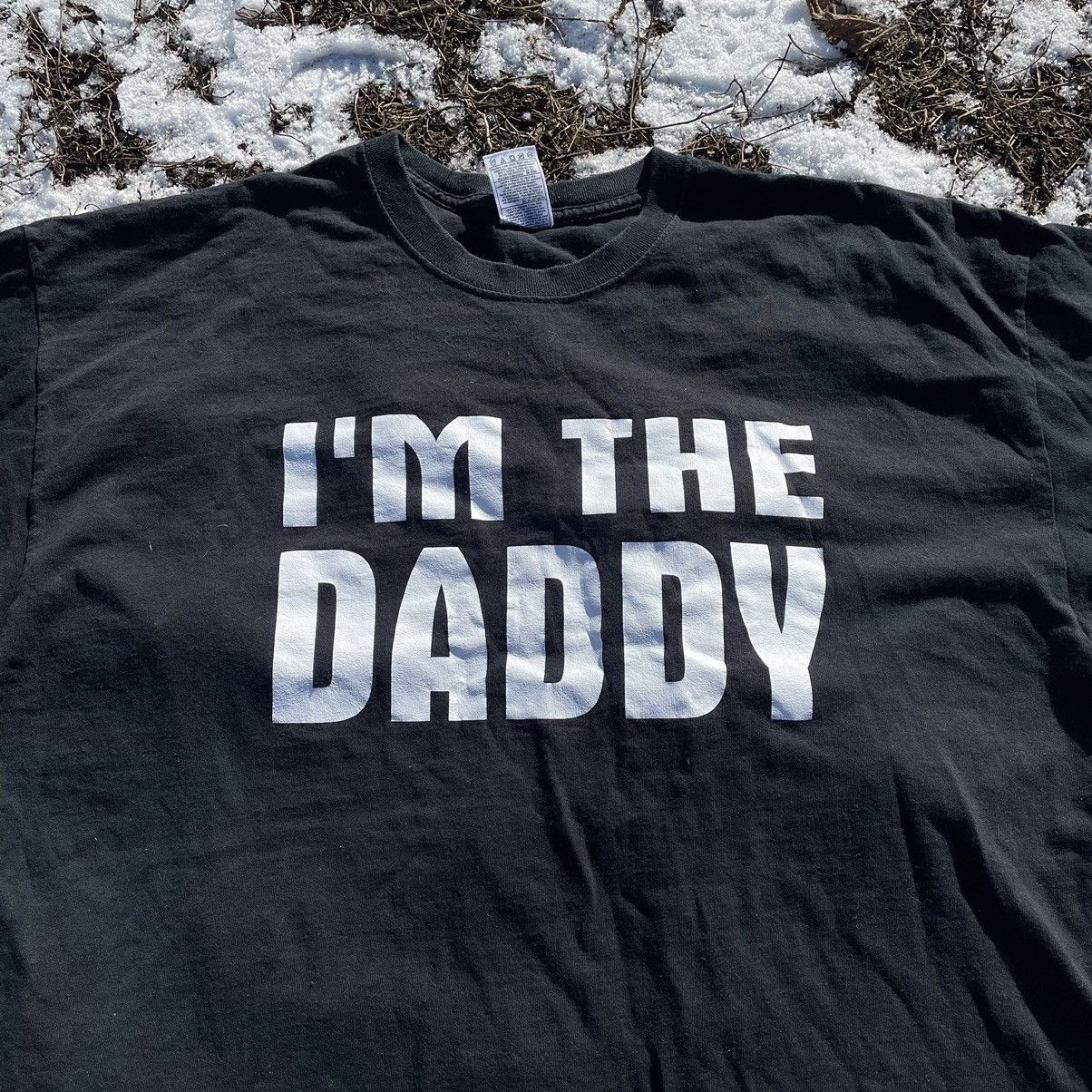 Vintage Vintage Y2K Graphic Tee Black Oversized Dad Logo Grail XXL Size US XXL / EU 58 / 5 - 4 Thumbnail