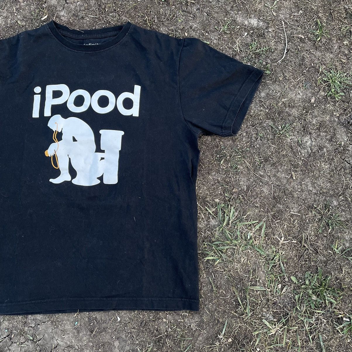 Vintage Vintage Y2K Ipood Graphic Tee Joke Streetwear Baggy Faded M Size US M / EU 48-50 / 2 - 2 Thumbnail