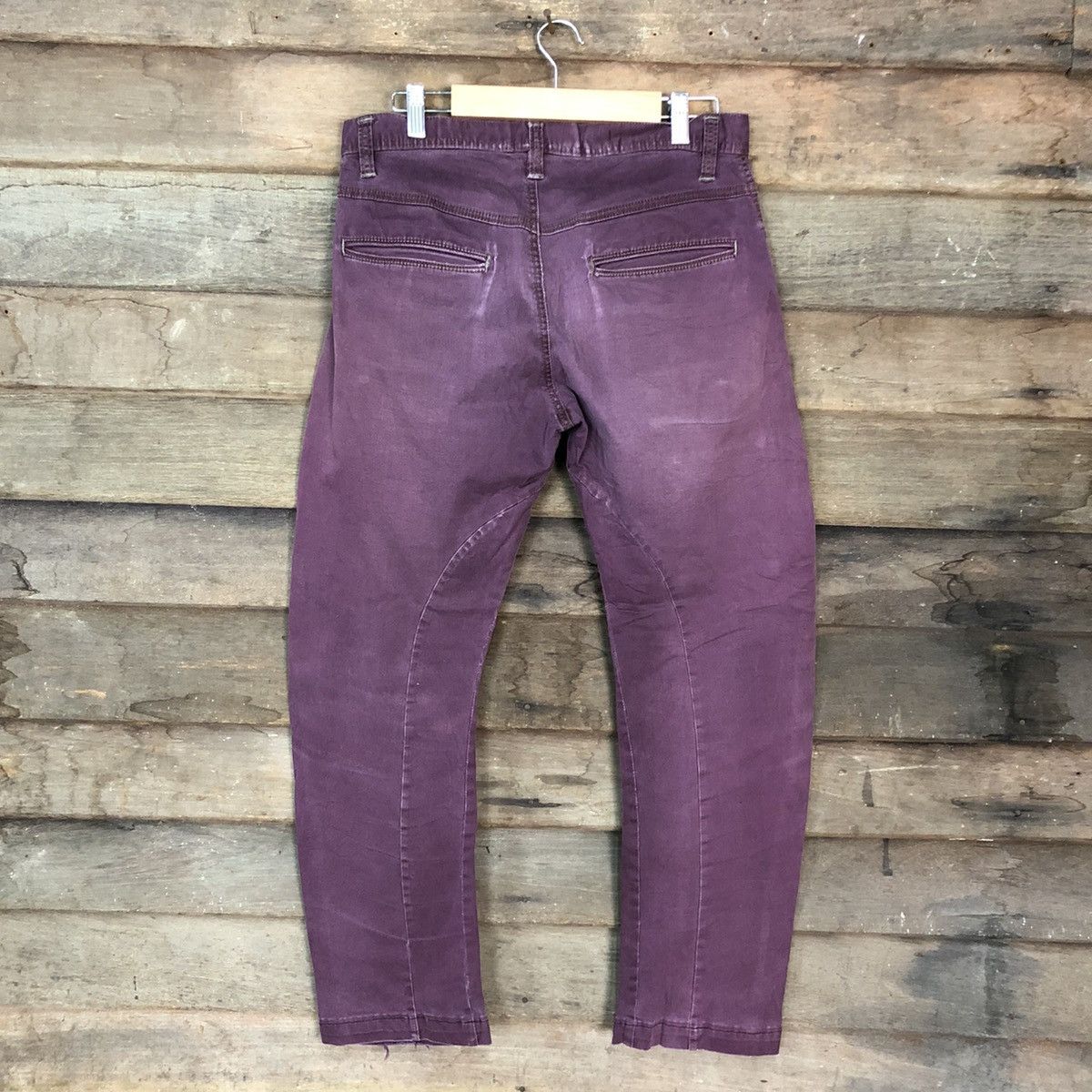 Japanese Brand DL G.Ground Purple Multipocket Tactical Cargo Pants #c1001 Size US 33 - 10 Thumbnail