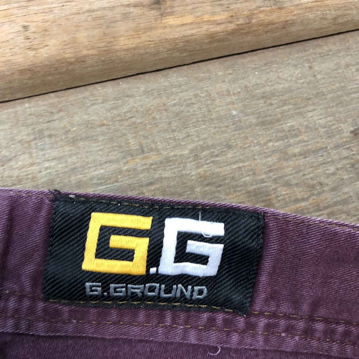 Japanese Brand DL G.Ground Purple Multipocket Tactical Cargo Pants #c1001 Size US 33 - 13 Thumbnail
