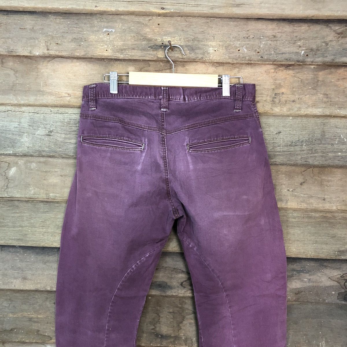 Japanese Brand DL G.Ground Purple Multipocket Tactical Cargo Pants #c1001 Size US 33 - 11 Thumbnail