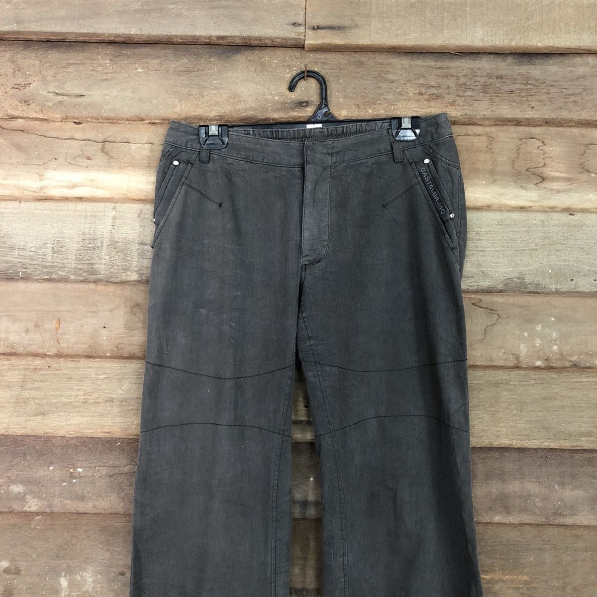 Jean Charles De Castelbajac DL Castelbajac Black Multipocket Tactical Cargo Pants #c972 Size 27" / US 4 / IT 40 - 2 Thumbnail