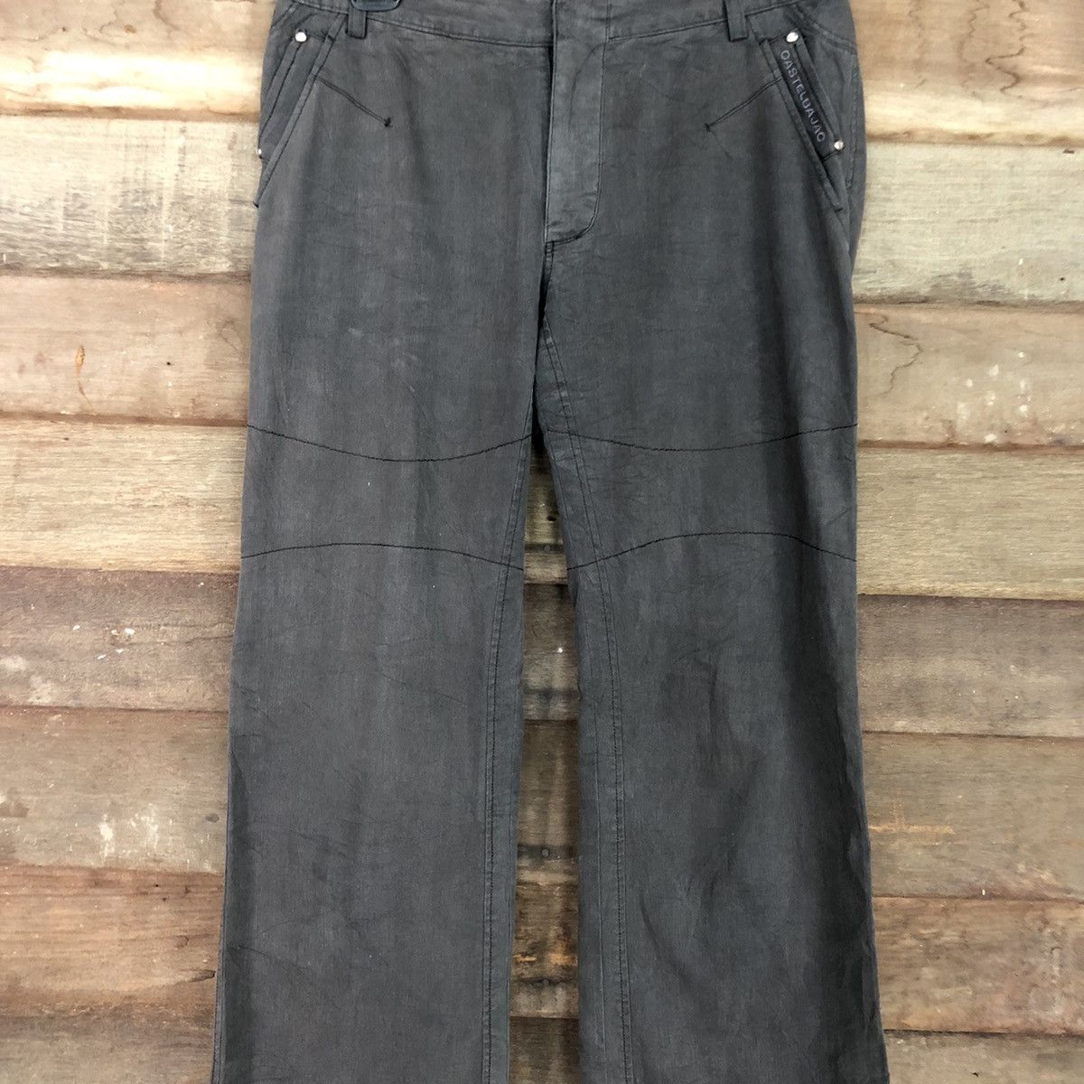 Jean Charles De Castelbajac DL Castelbajac Black Multipocket Tactical Cargo Pants #c972 Size 27" / US 4 / IT 40 - 4 Thumbnail