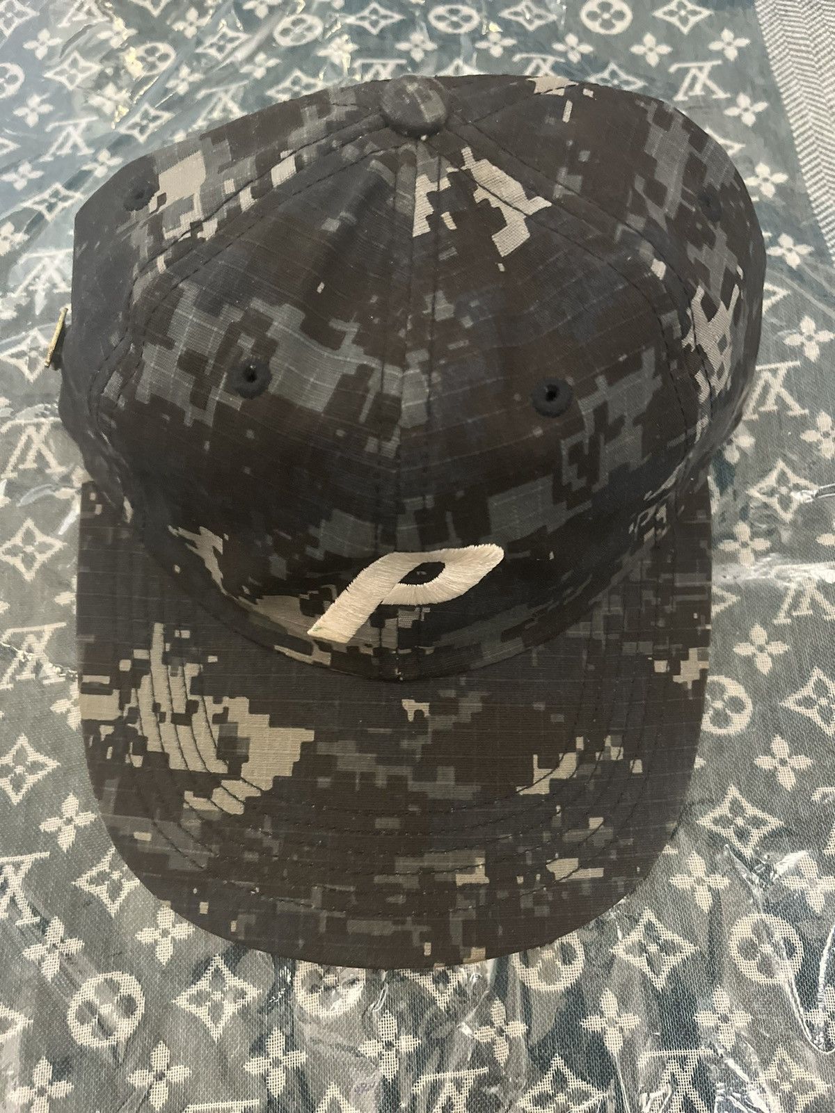 image of Palace Navy Digital Camo Hat, Men's