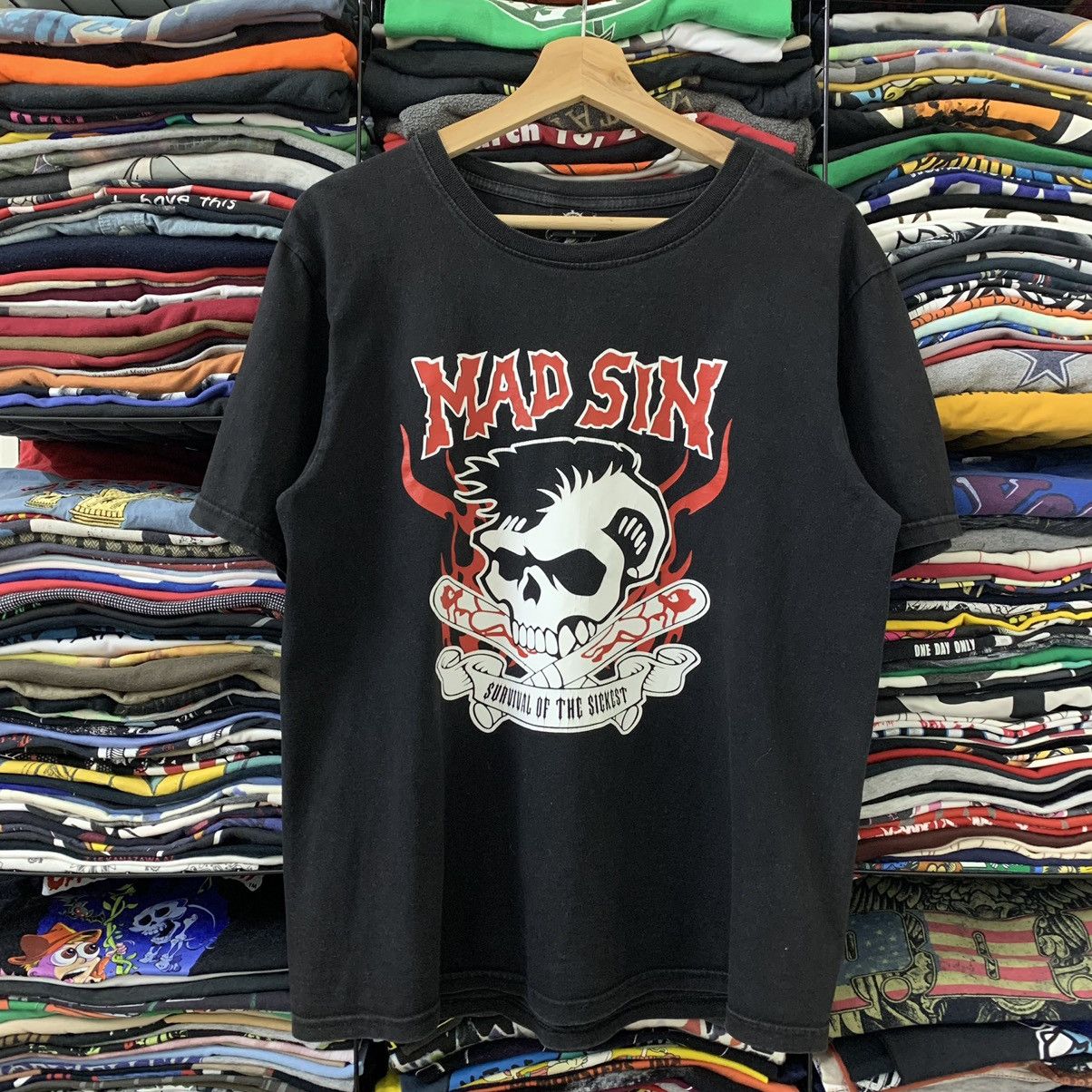 Band Tees MAD SIN PUNK ROCK Size US M / EU 48-50 / 2 - 1 Thumbnail