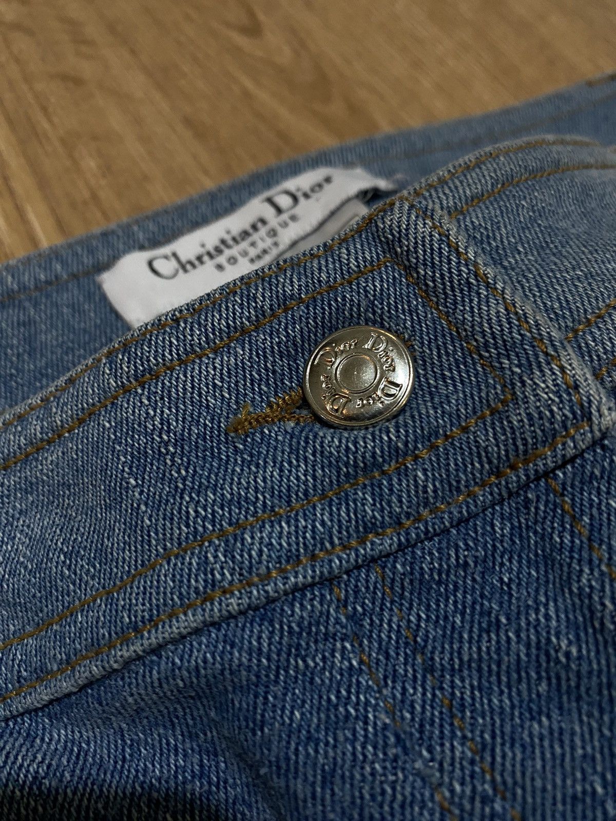 Christian Dior Monsieur × Dior Dior jeans denim hearts pockets vintage Size 34" / US 12 / IT 48 - 4 Thumbnail