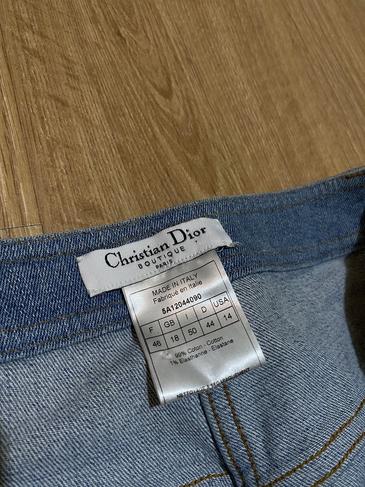Christian Dior Monsieur × Dior Dior jeans denim hearts pockets vintage Size 34" / US 12 / IT 48 - 5 Thumbnail