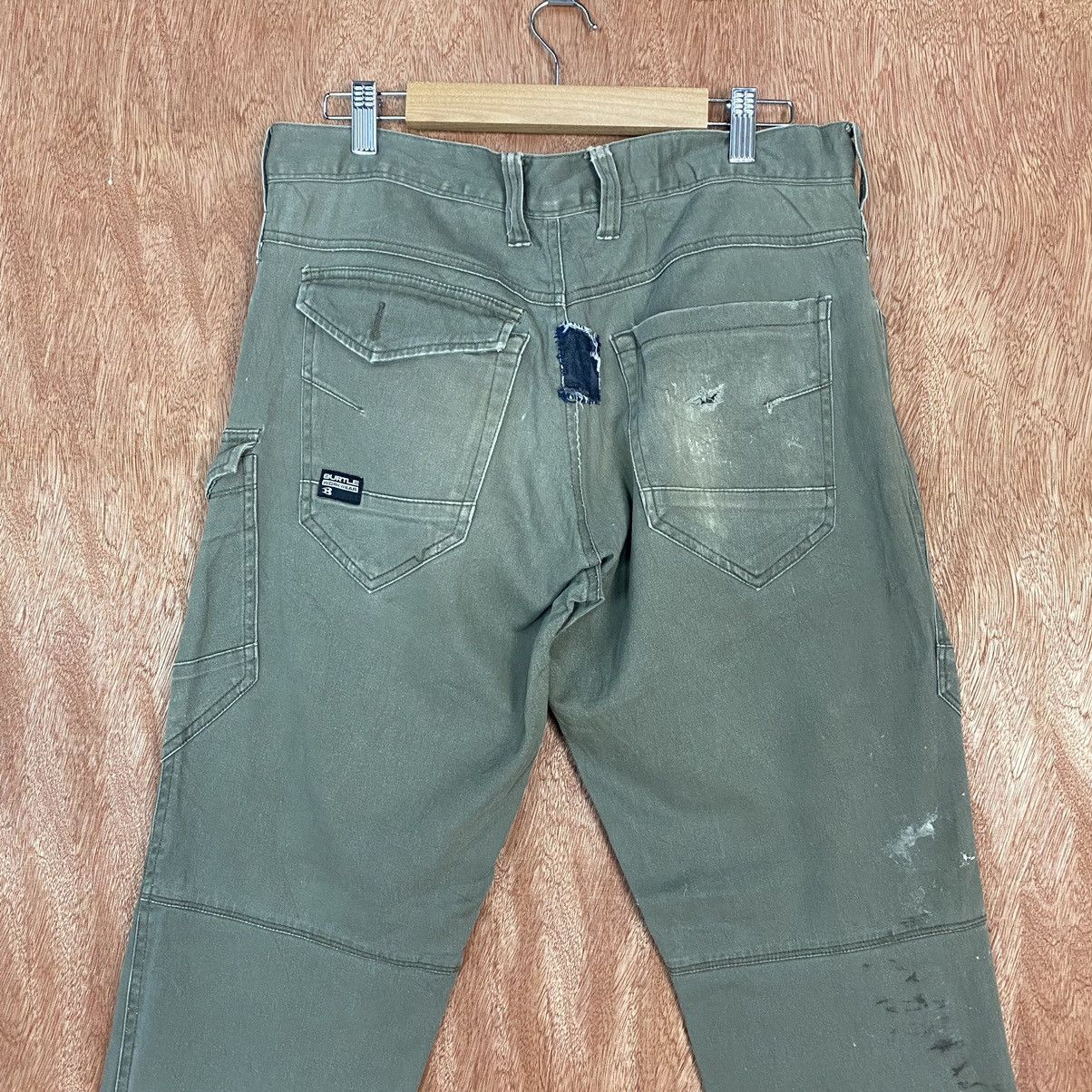 Japanese Brand Burtle Workwear Multipocket Cargo Pants #c772 Size US 30 / EU 46 - 10 Thumbnail