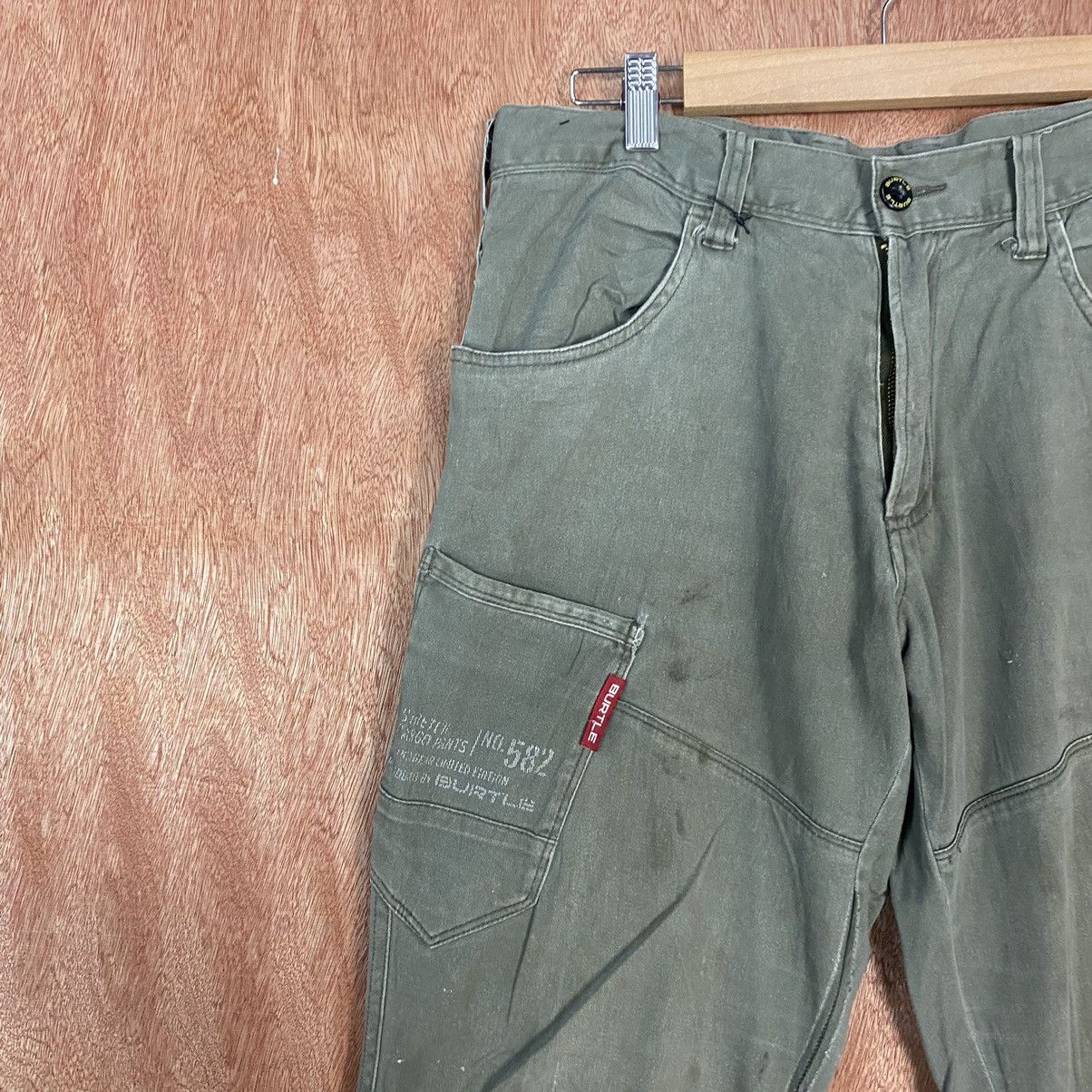 Japanese Brand Burtle Workwear Multipocket Cargo Pants #c772 Size US 30 / EU 46 - 5 Thumbnail