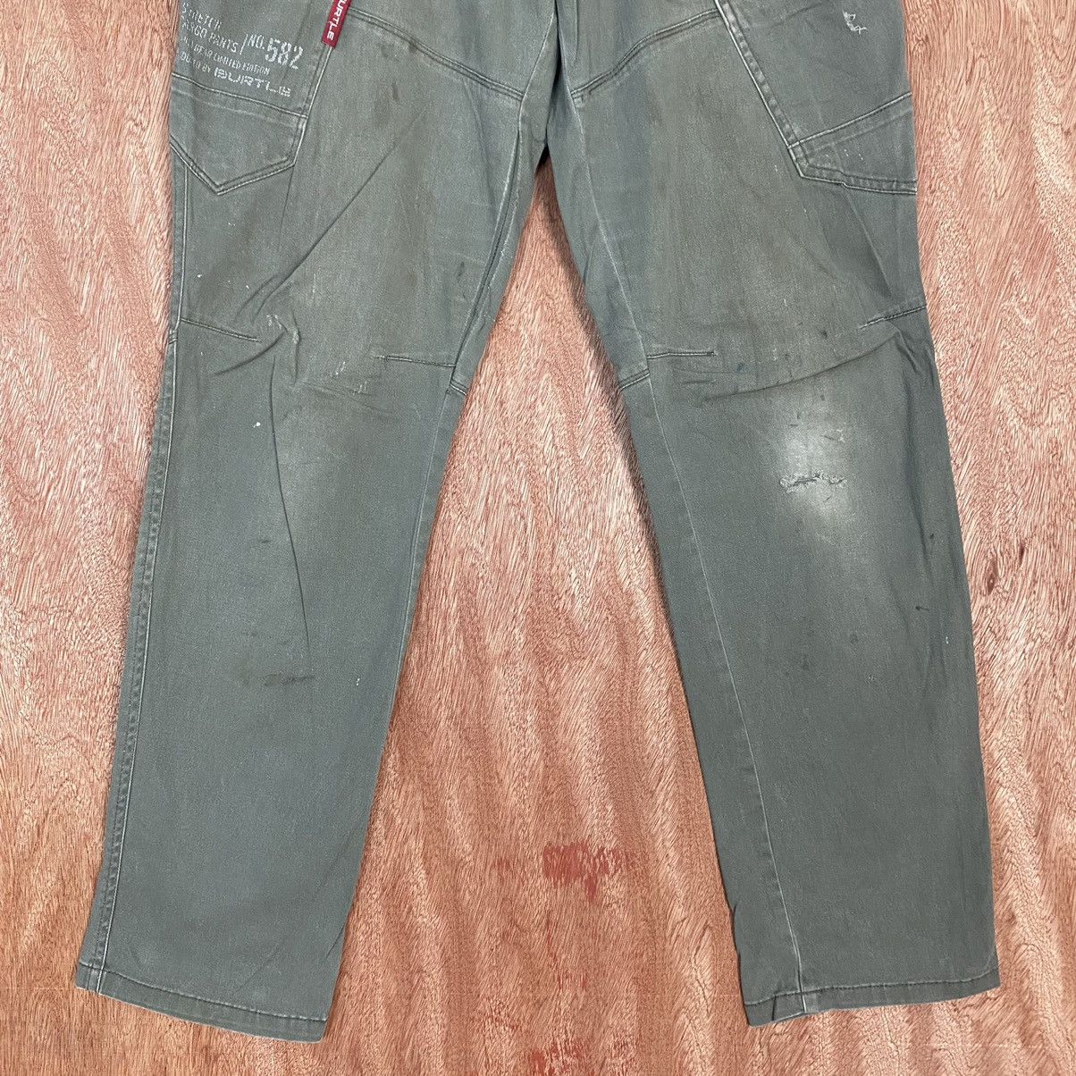 Japanese Brand Burtle Workwear Multipocket Cargo Pants #c772 Size US 30 / EU 46 - 3 Thumbnail