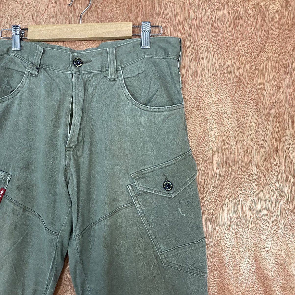 Japanese Brand Burtle Workwear Multipocket Cargo Pants #c772 Size US 30 / EU 46 - 4 Thumbnail