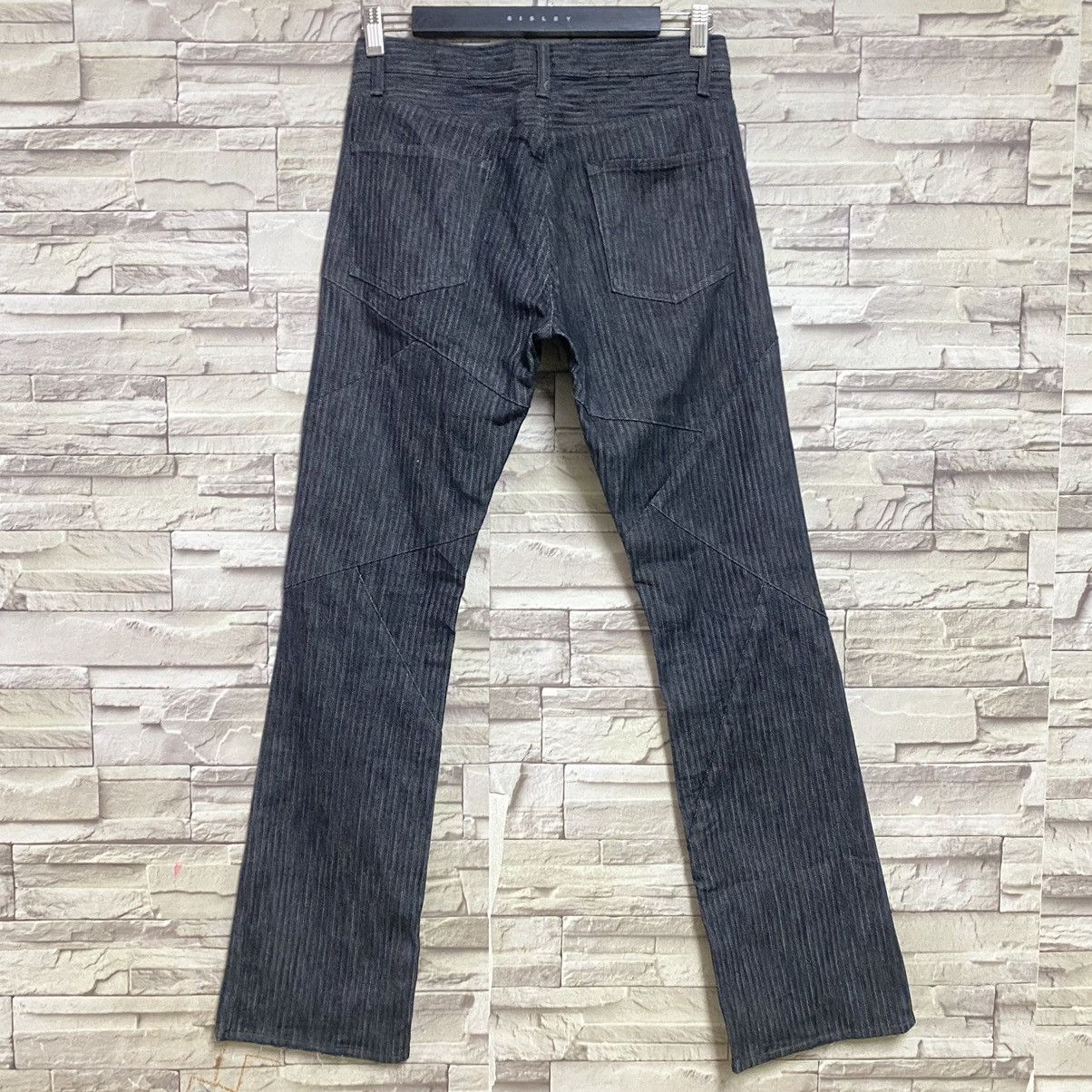 SEMANTIC DESIGN Reconstructed Denim Flare Jeans