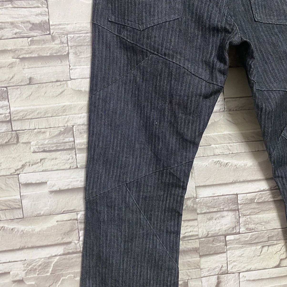 SEMANTIC DESIGN Reconstructed Denim Flare Jeans
