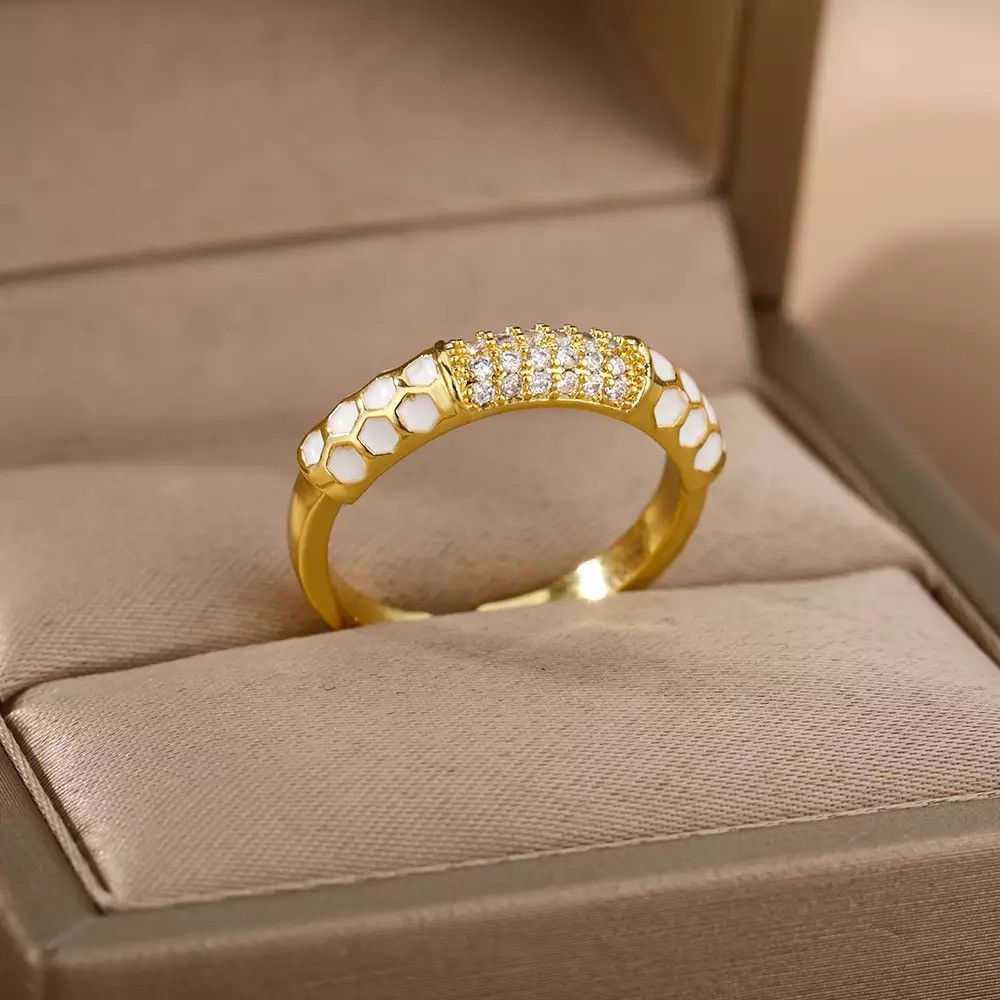 Japanese Brand × Jewelry × Vintage Creative Handmade Enamel Craft Ring Size ONE SIZE - 1 Thumbnail