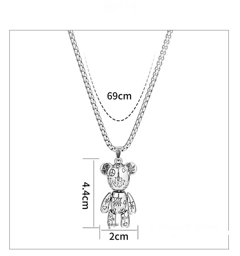 Jewelry Bear Pendant Necklace Size ONE SIZE - 5 Thumbnail