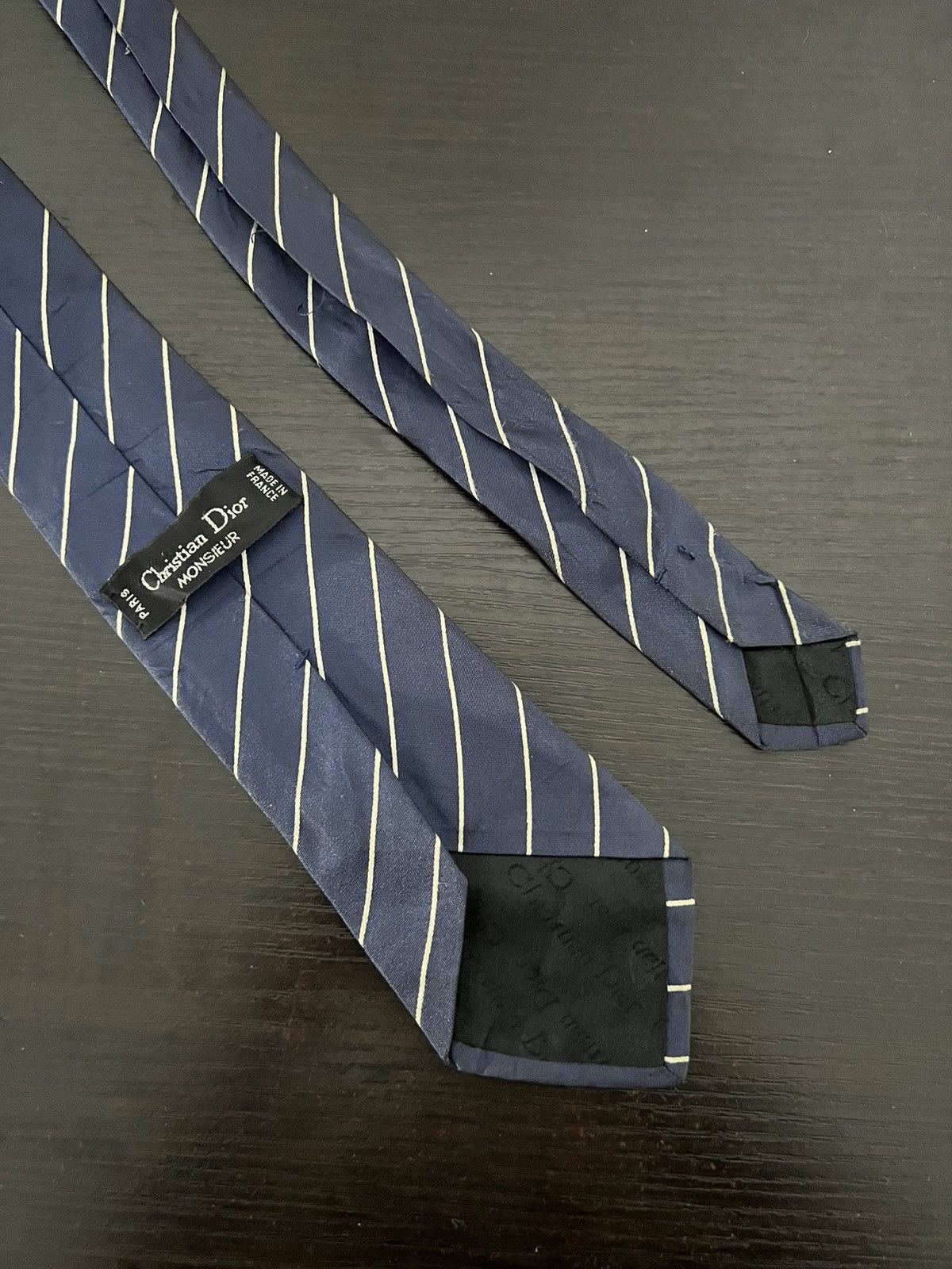 Christian Dior Monsieur Christian Dior Silk Tie Size ONE SIZE - 4 Thumbnail
