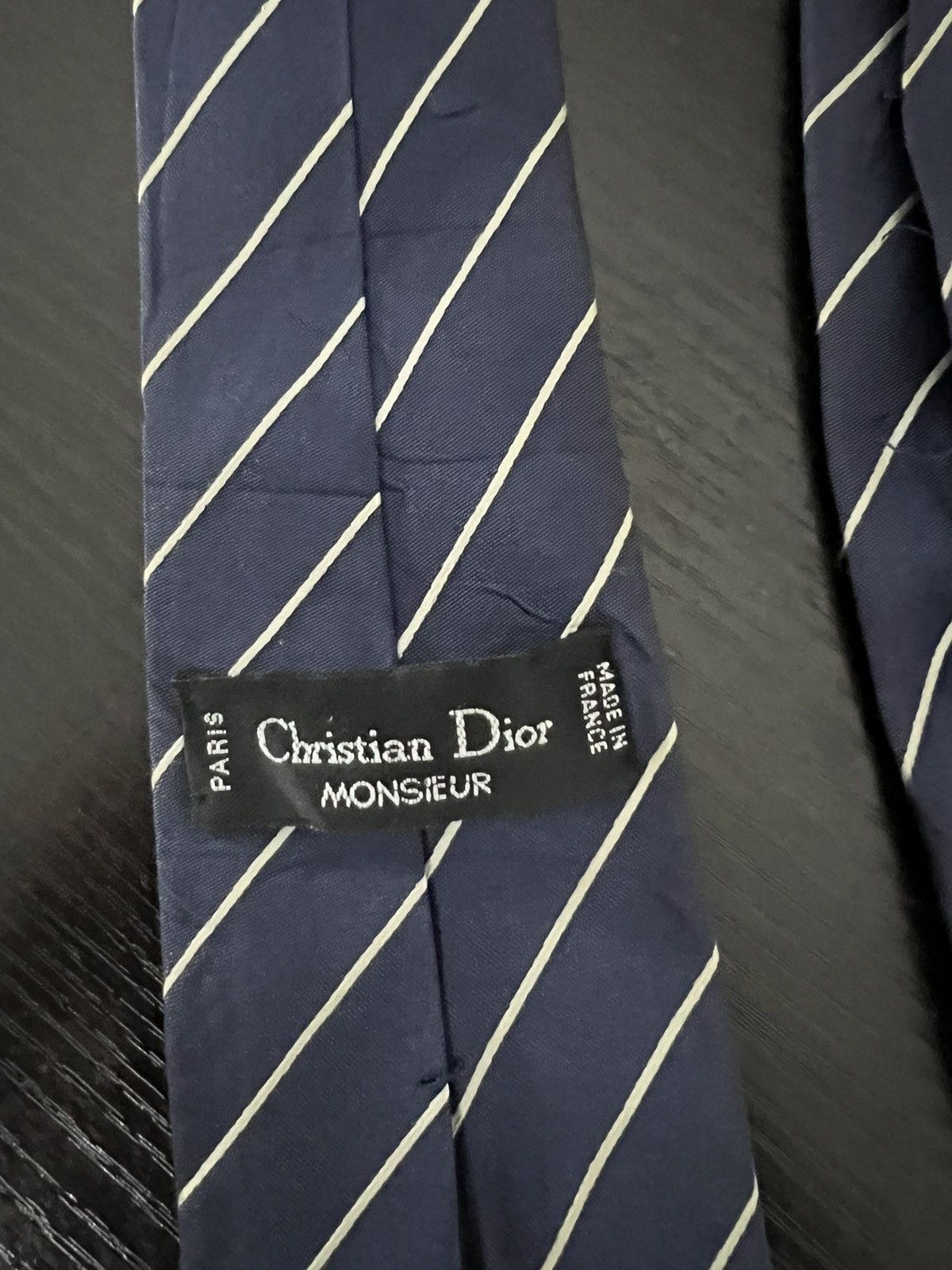 Christian Dior Monsieur Christian Dior Silk Tie Size ONE SIZE - 5 Thumbnail