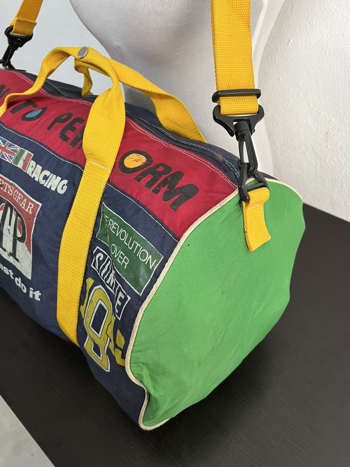 Asics Vintage ASICS Multicolour Travel Bag Size ONE SIZE - 5 Thumbnail