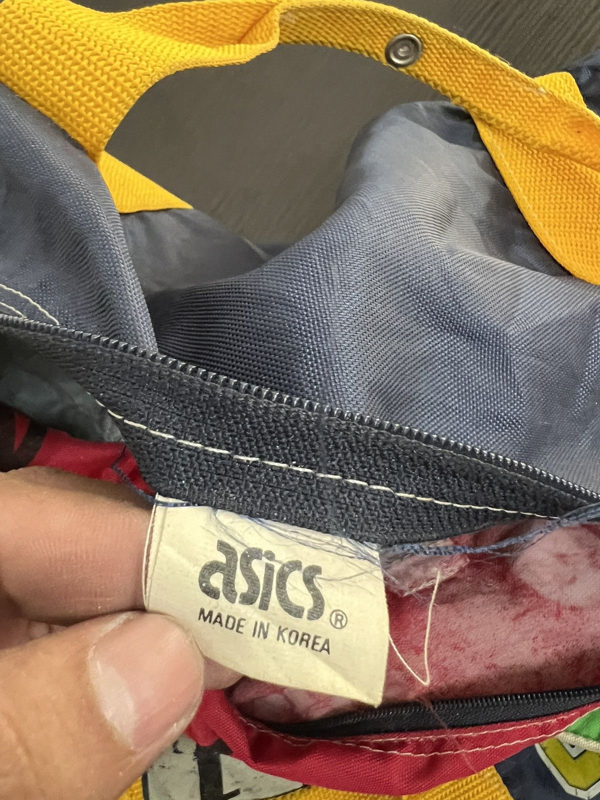 Asics Vintage ASICS Multicolour Travel Bag Size ONE SIZE - 8 Thumbnail