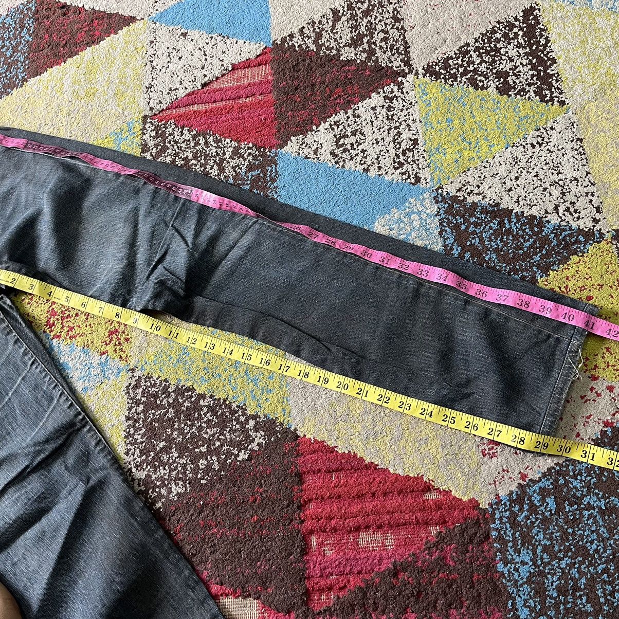 Calvin Klein × Vintage Vintage Calvin Klein Matte Black Denim Jeans Size US 30 / EU 46 - 19 Thumbnail