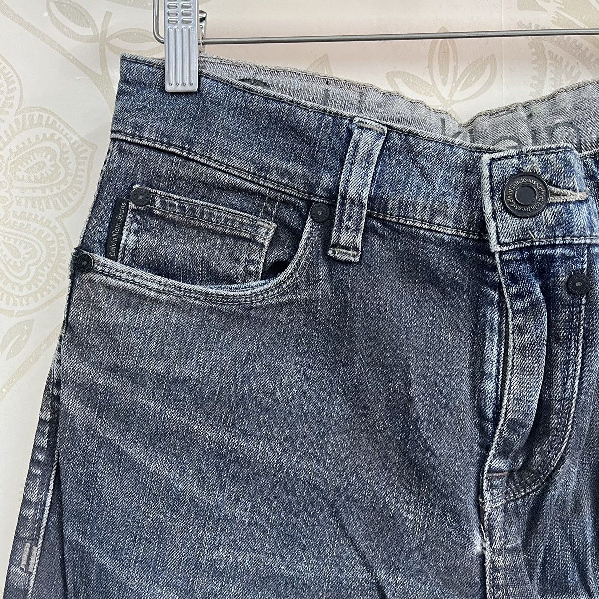 Calvin Klein × Vintage Vintage Calvin Klein Matte Black Denim Jeans Size US 30 / EU 46 - 5 Thumbnail