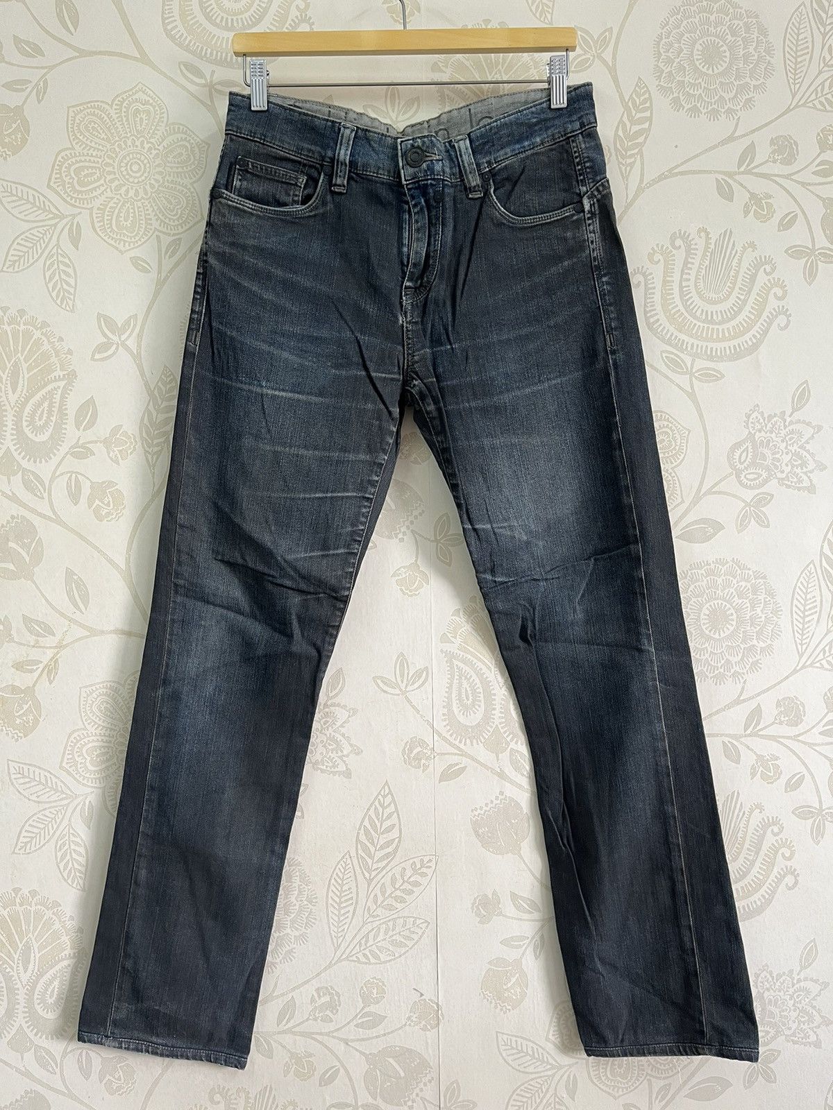 Calvin Klein × Vintage Vintage Calvin Klein Matte Black Denim Jeans Size US 30 / EU 46 - 1 Thumbnail