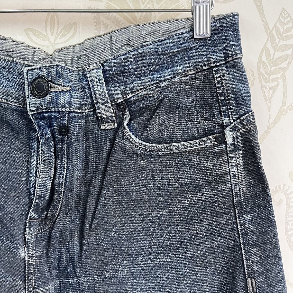 Calvin Klein × Vintage Vintage Calvin Klein Matte Black Denim Jeans Size US 30 / EU 46 - 6 Thumbnail
