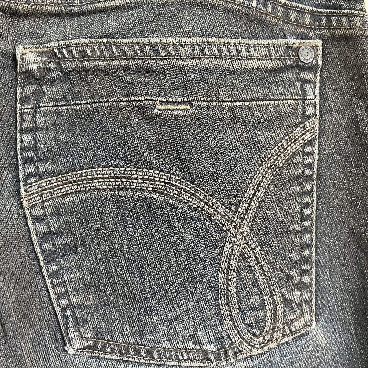 Calvin Klein × Vintage Vintage Calvin Klein Matte Black Denim Jeans Size US 30 / EU 46 - 14 Thumbnail