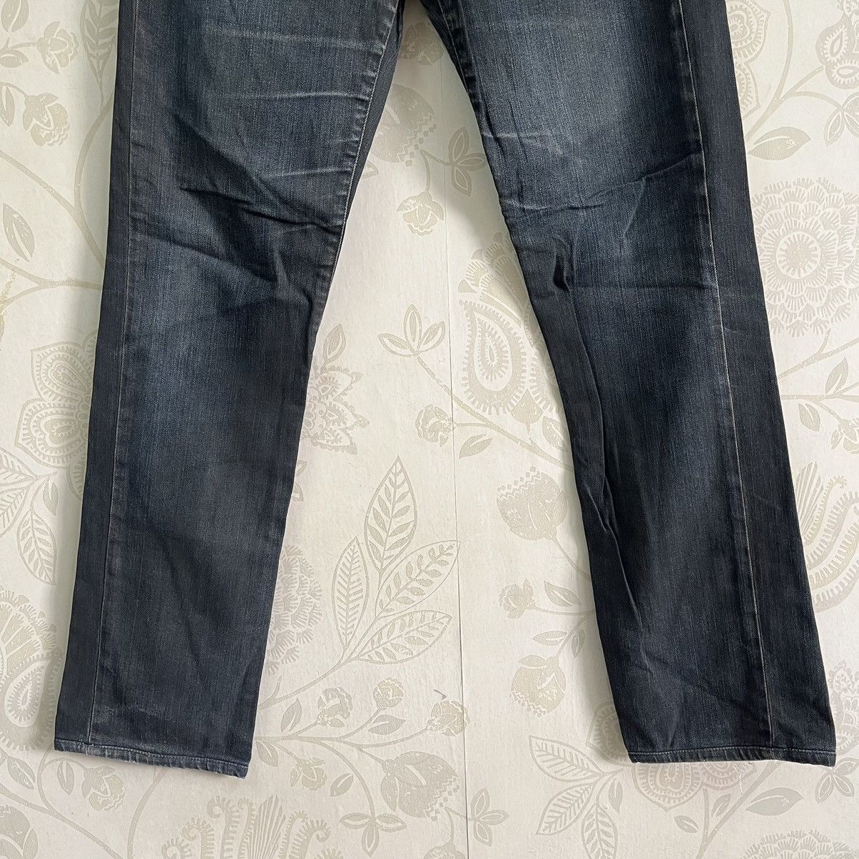 Calvin Klein × Vintage Vintage Calvin Klein Matte Black Denim Jeans Size US 30 / EU 46 - 9 Thumbnail