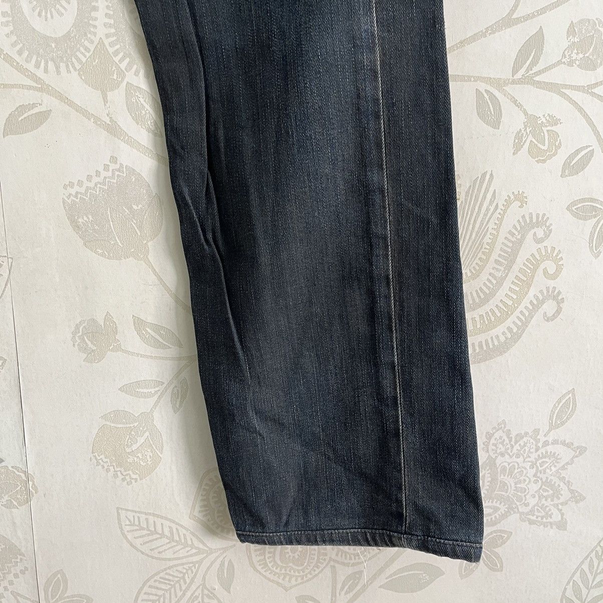 Calvin Klein × Vintage Vintage Calvin Klein Matte Black Denim Jeans Size US 30 / EU 46 - 11 Thumbnail