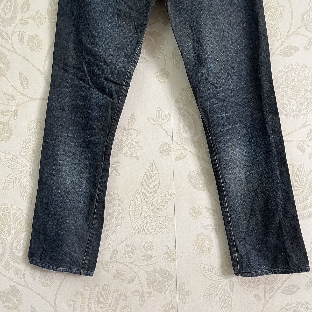 Calvin Klein × Vintage Vintage Calvin Klein Matte Black Denim Jeans Size US 30 / EU 46 - 13 Thumbnail