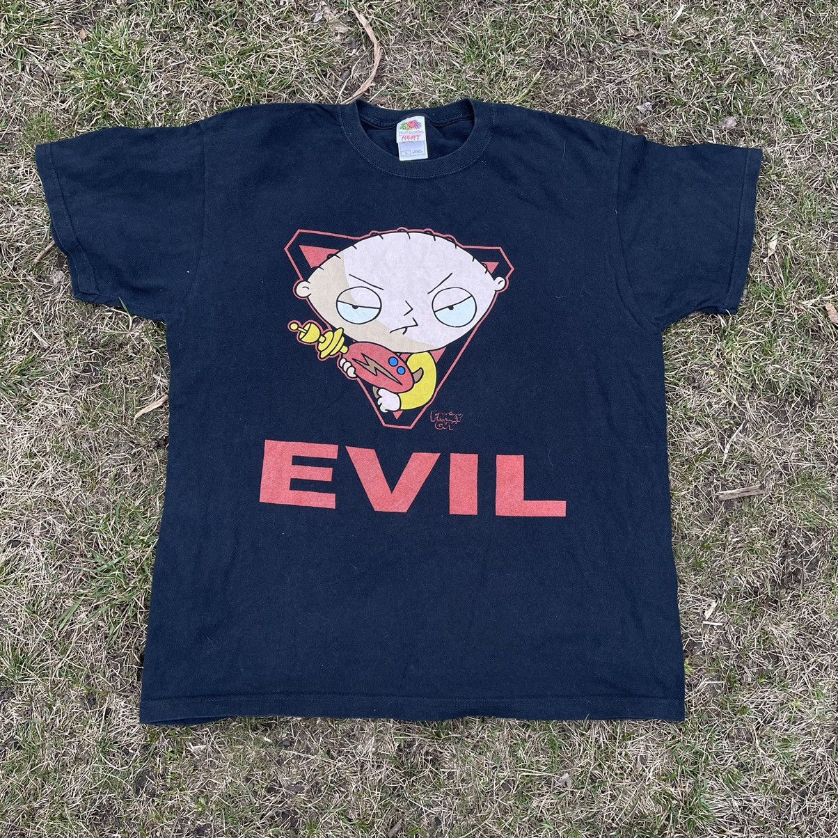 Vintage Vintage Y2K ADULT Funny Tee Evil Devil Guy L Size US L / EU 52-54 / 3 - 3 Thumbnail