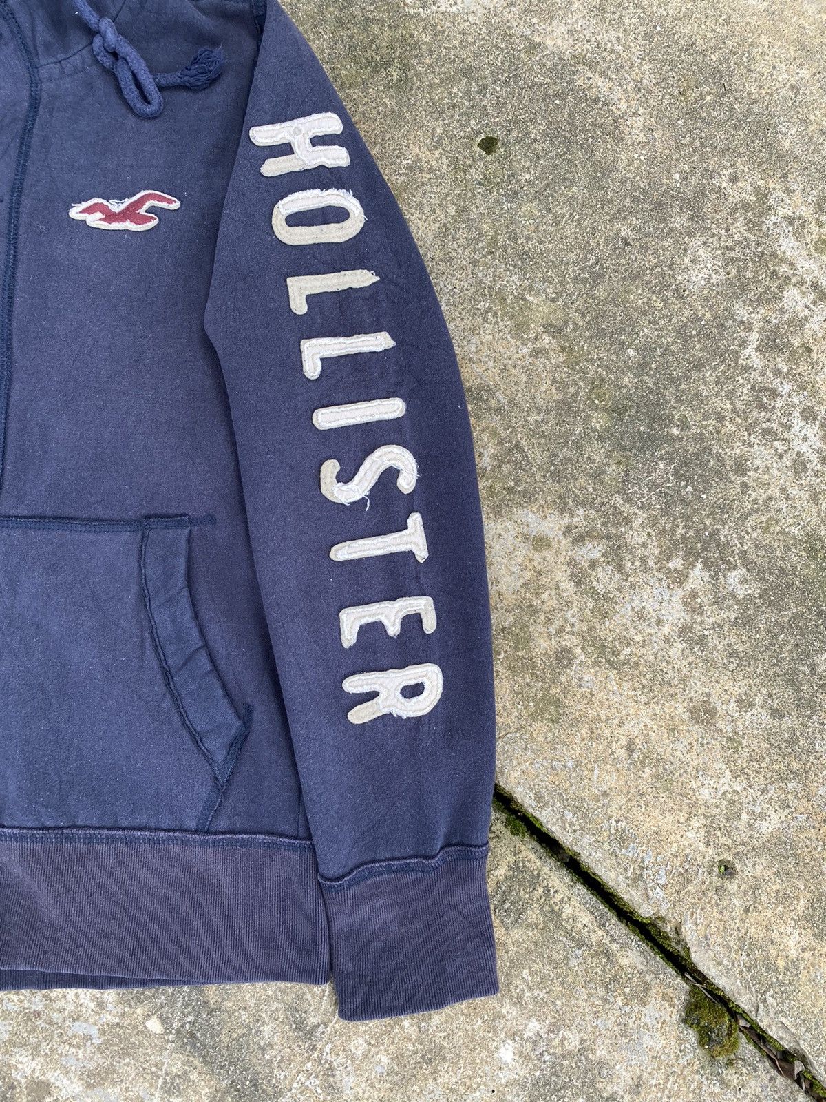 Hollister ⚡️Rare⚡️ Hollister Spellout Button Up Hoodies Size M / US 6-8 / IT 42-44 - 6 Thumbnail