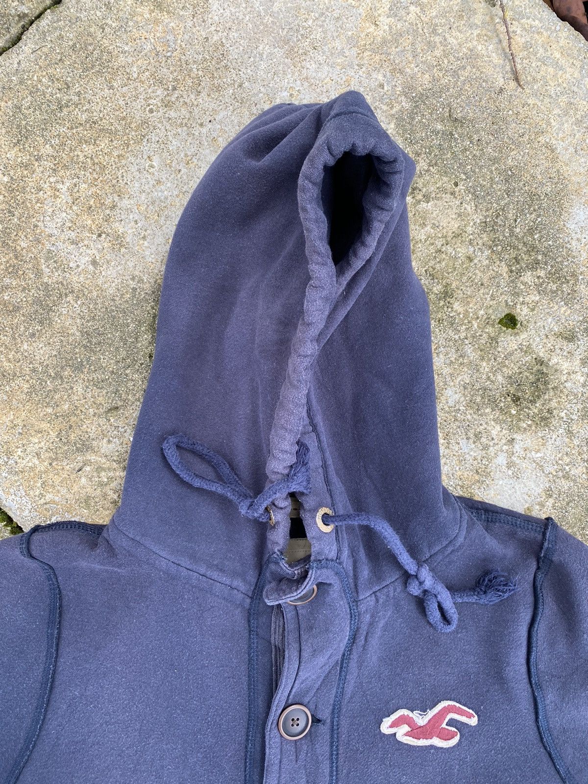 Hollister ⚡️Rare⚡️ Hollister Spellout Button Up Hoodies Size M / US 6-8 / IT 42-44 - 5 Thumbnail
