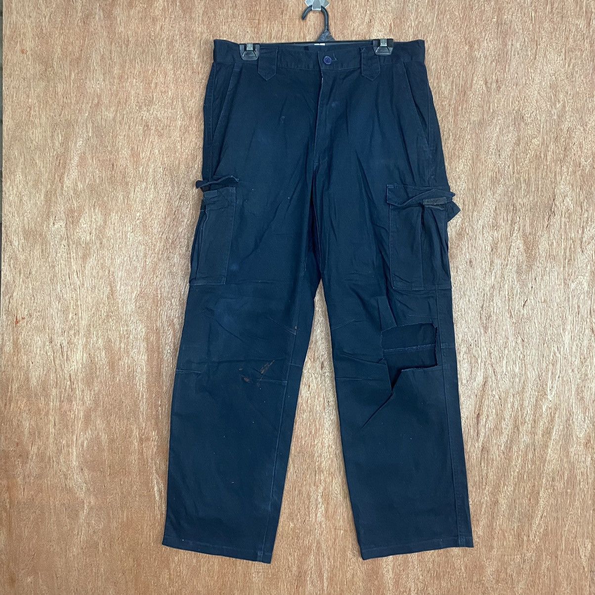 Japanese Brand Japan Multipocket distressed Tactical Cargo Pants #c773 Size US 32 / EU 48 - 1 Thumbnail