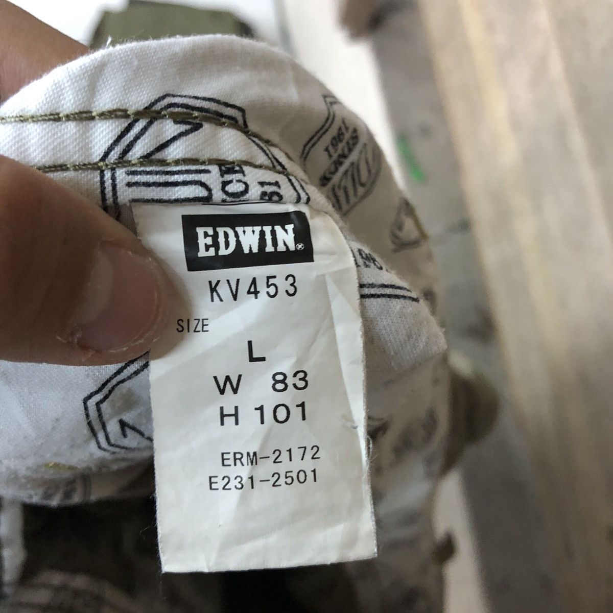 Edwin DLL Vtg Edwin Grey Multipocket Tactical Cargo Pants #c971 Size US 33 - 14 Thumbnail