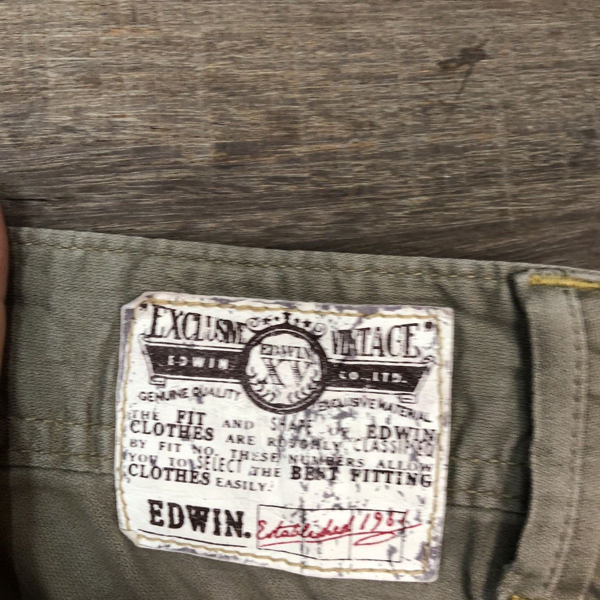 Edwin DLL Vtg Edwin Grey Multipocket Tactical Cargo Pants #c971 Size US 33 - 12 Thumbnail