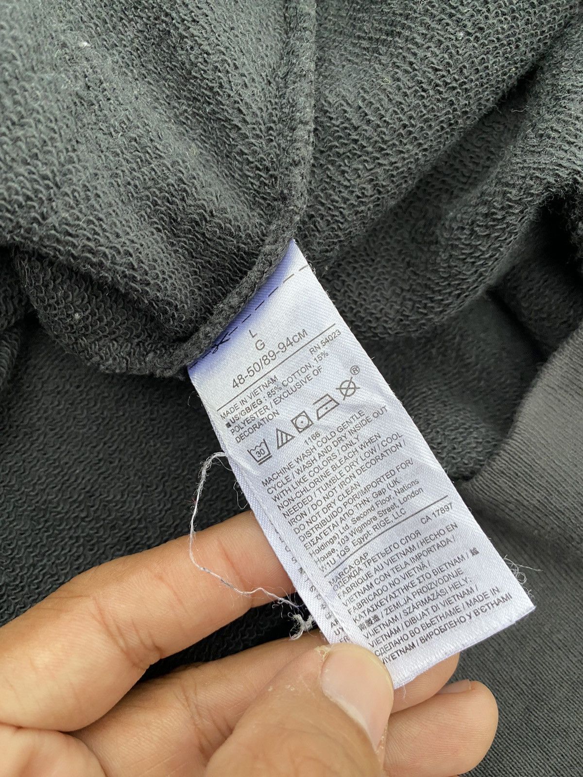 Gap ⚡️Final drop⚡️ GAP Spellout Arch Bombe Zip Up Jacket Size US L / EU 52-54 / 3 - 9 Thumbnail