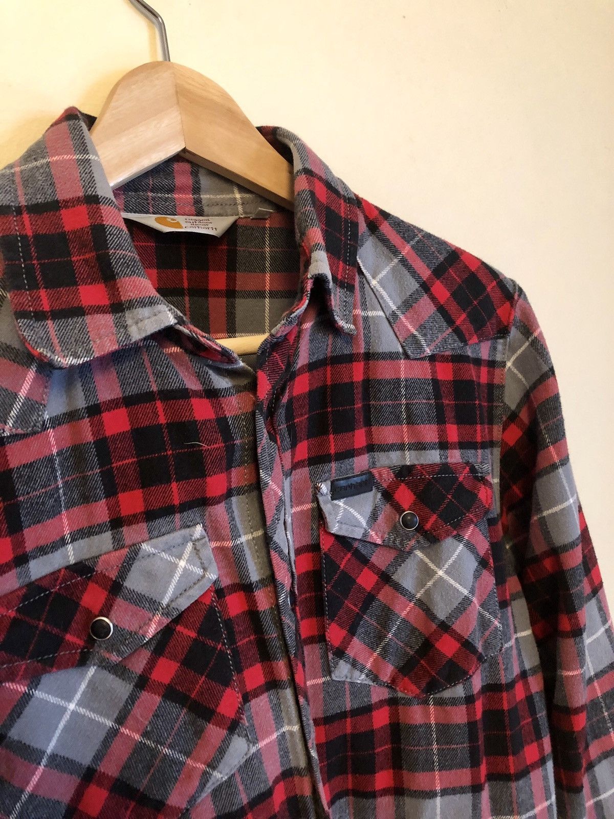 Carhartt Carhartt Adams western flannel checkered pocket shirt Size US S / EU 44-46 / 1 - 1 Thumbnail