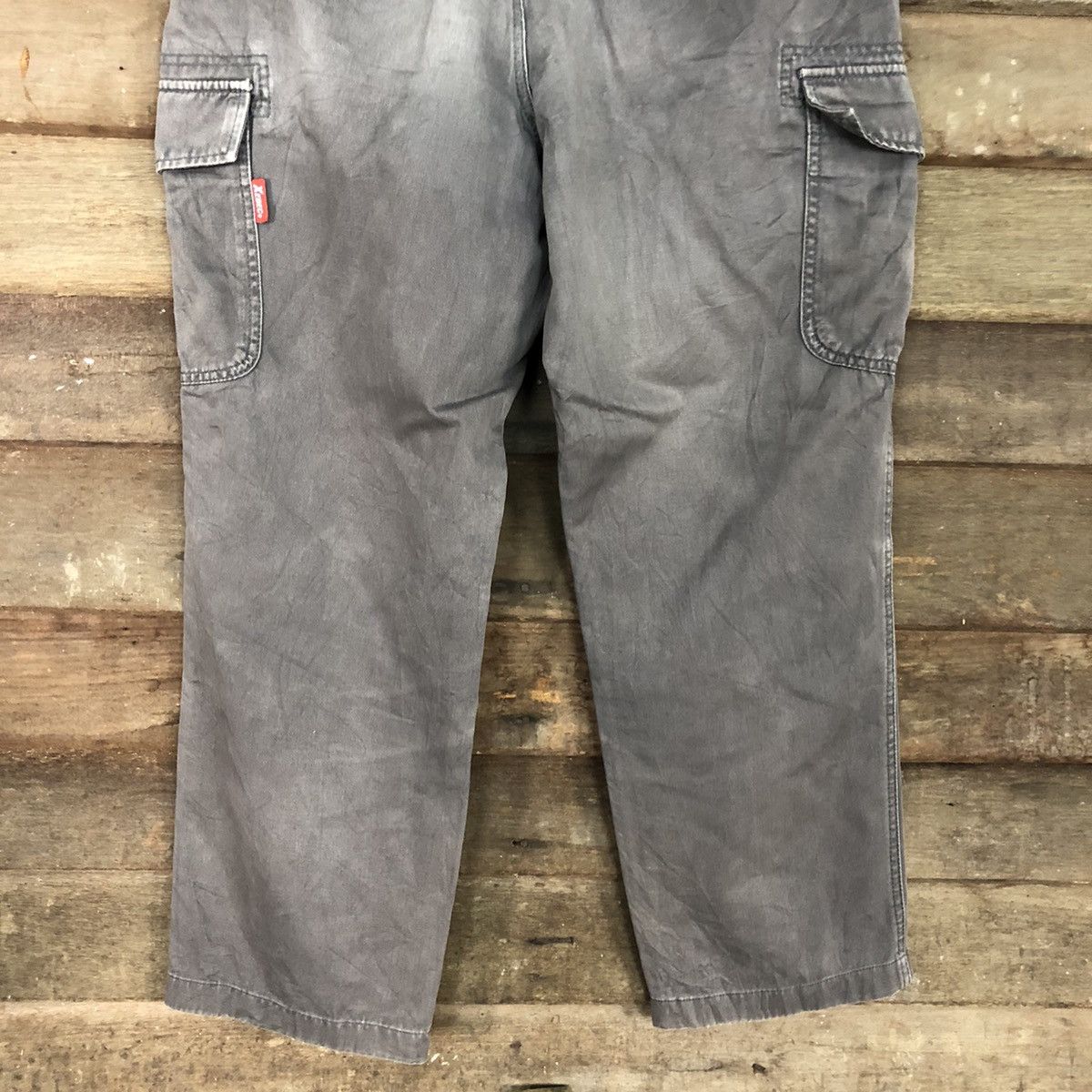 Japanese Brand D Xebex faded Grey Multipocket Tactical Cargo Pants #c966 Size US 31 - 10 Thumbnail