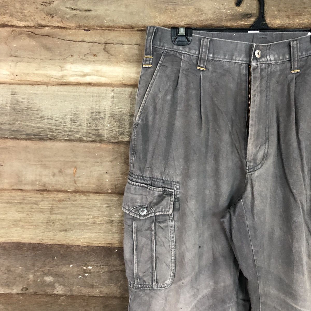 Japanese Brand D Xebex faded Grey Multipocket Tactical Cargo Pants #c966 Size US 31 - 6 Thumbnail
