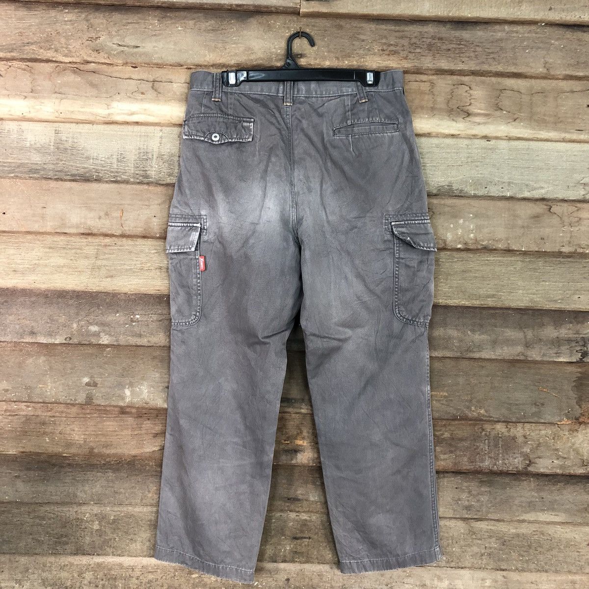 Japanese Brand D Xebex faded Grey Multipocket Tactical Cargo Pants #c966 Size US 31 - 8 Thumbnail