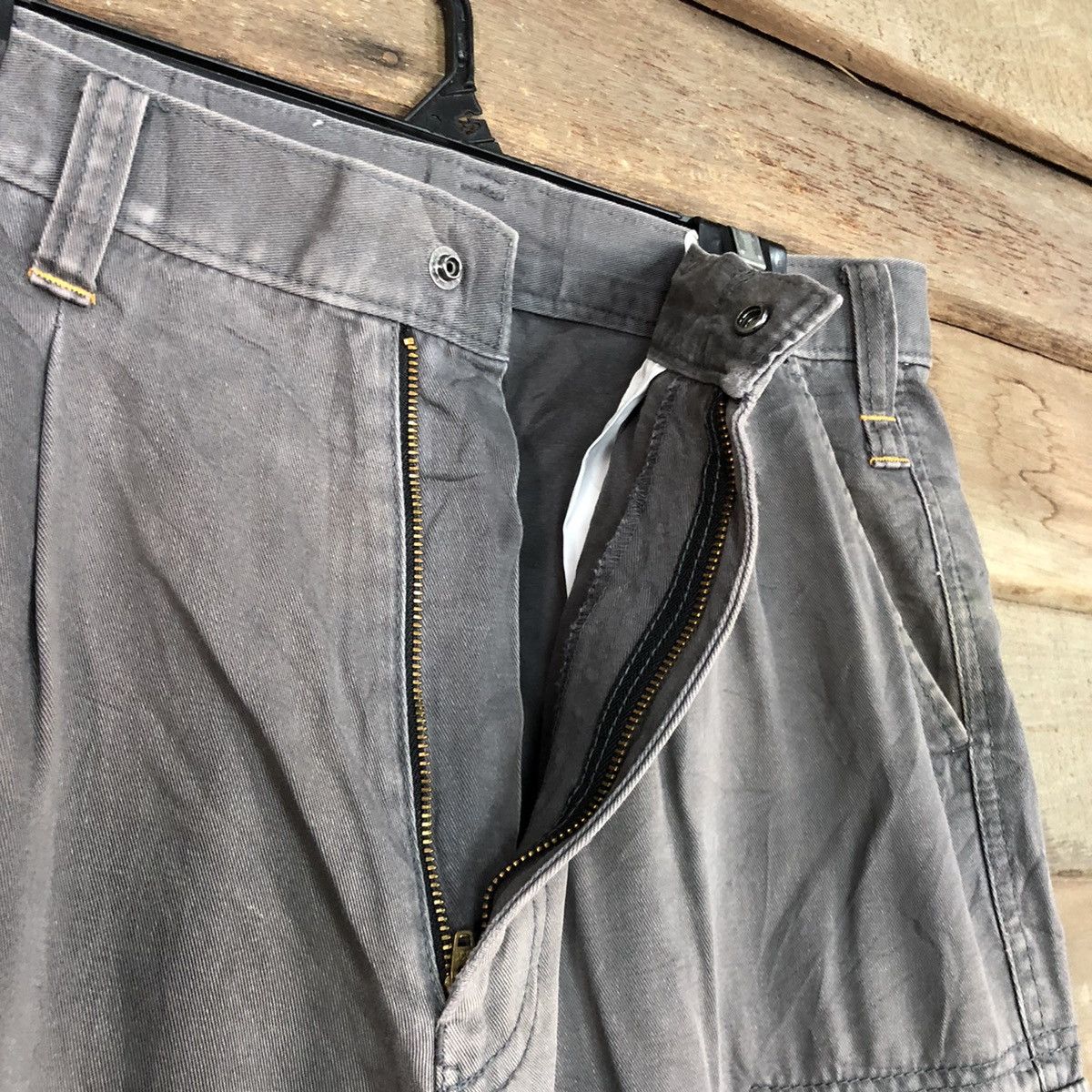 Japanese Brand D Xebex faded Grey Multipocket Tactical Cargo Pants #c966 Size US 31 - 7 Thumbnail