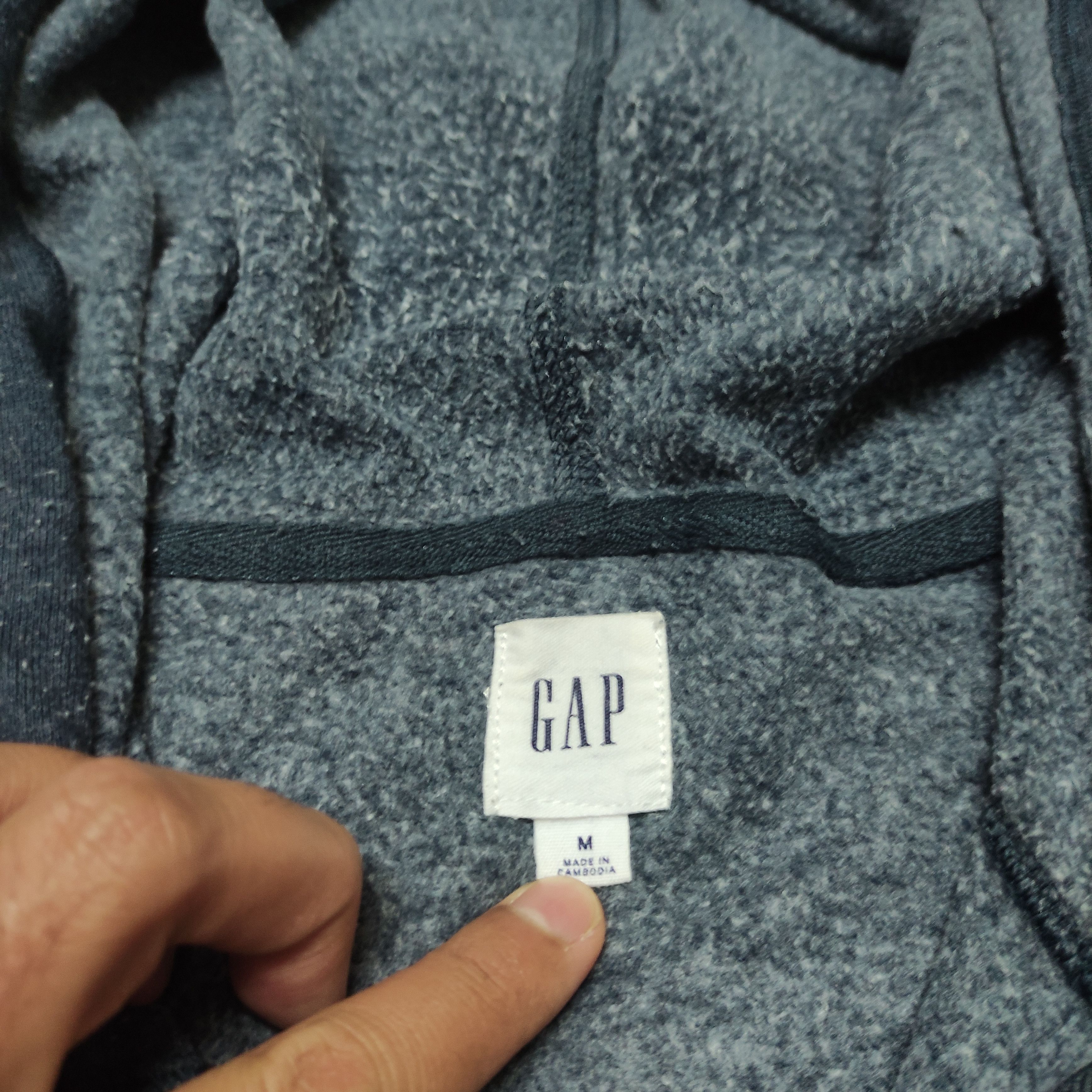 Gap × Vintage Vintage Gap Hoodie Zipper gap big logo Size US M / EU 48-50 / 2 - 3 Thumbnail