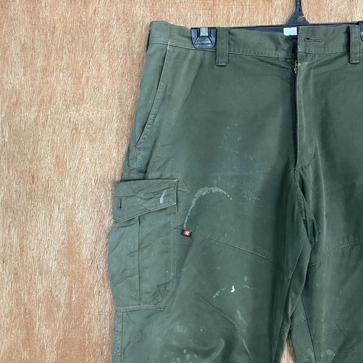 Japanese Brand Burtle Workwear Green Multipocket Cargo Pants #c767 Size US 32 / EU 48 - 5 Thumbnail