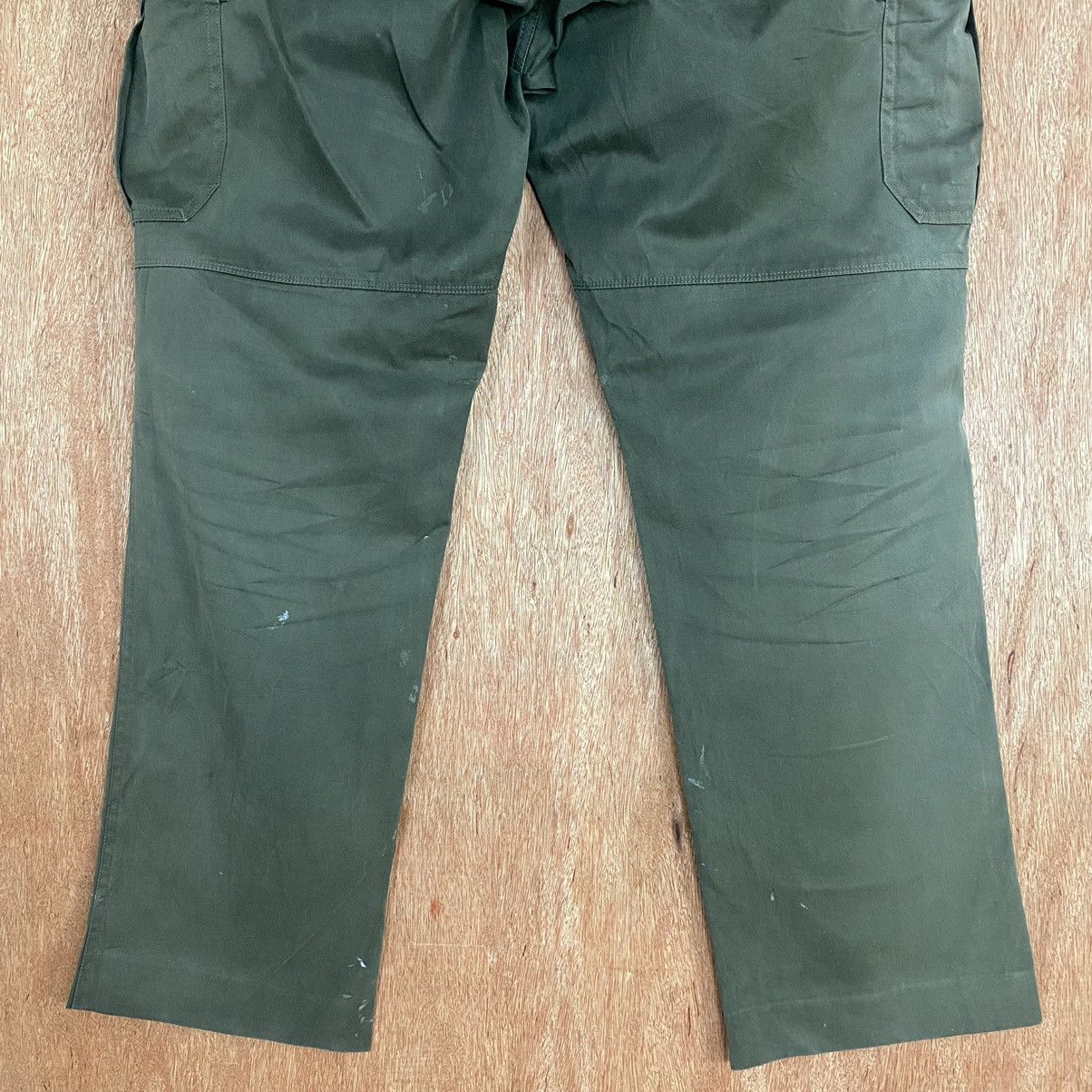 Japanese Brand Burtle Workwear Green Multipocket Cargo Pants #c767 Size US 32 / EU 48 - 10 Thumbnail