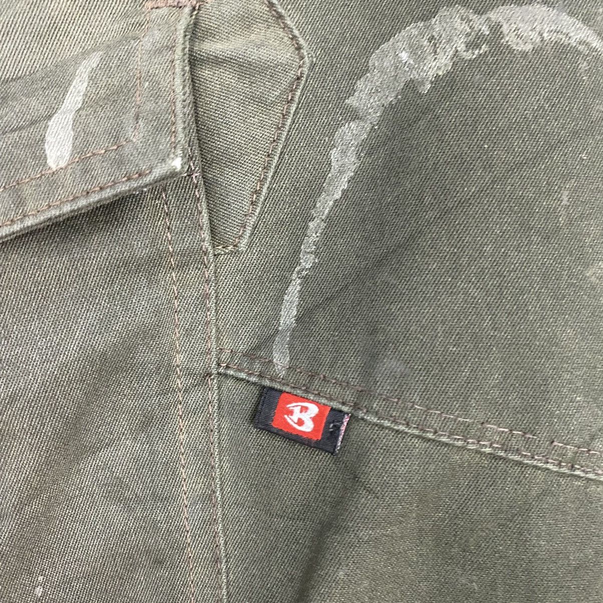 Japanese Brand Burtle Workwear Green Multipocket Cargo Pants #c767 Size US 32 / EU 48 - 6 Thumbnail