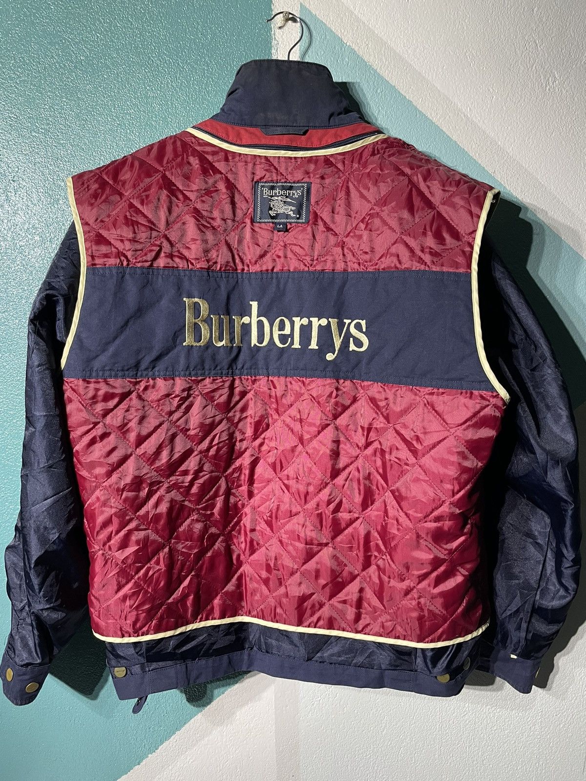 Burberry Burberry reversible big logo jacket Size US L / EU 52-54 / 3 - 1 Thumbnail